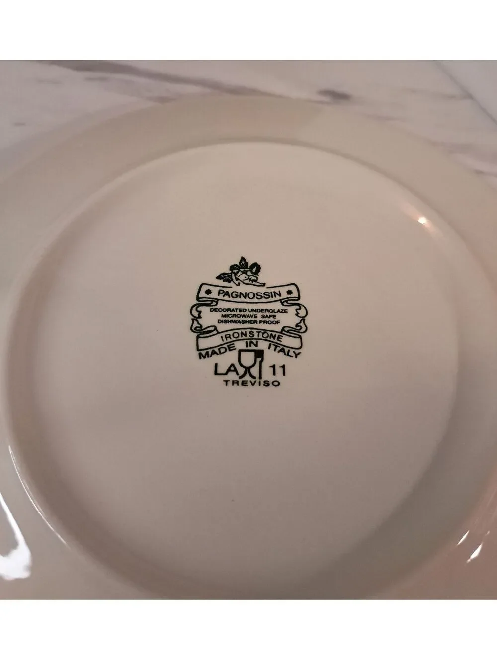 Set of 2 Pagnossin Treviso Ironstone Spa Bright Yellow Plates Italy 8.25